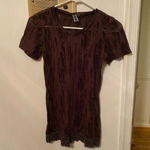brown lace top